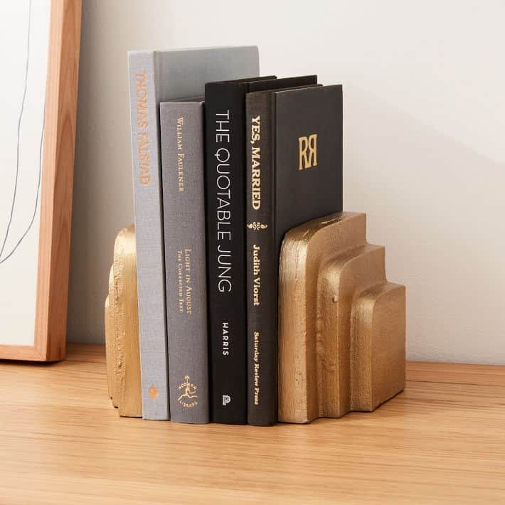 metal bookends