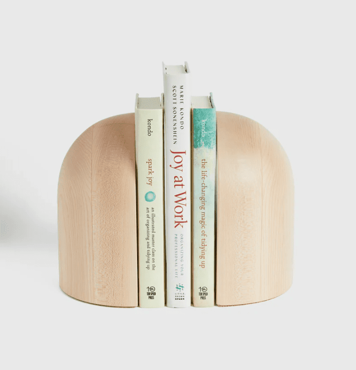 wood bookends